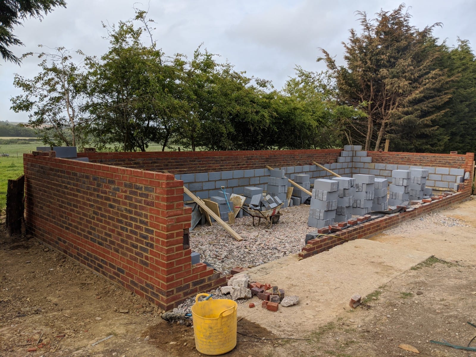 Exterior wall building
